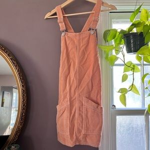 Moto Bib Overall Jumper Mini Dress